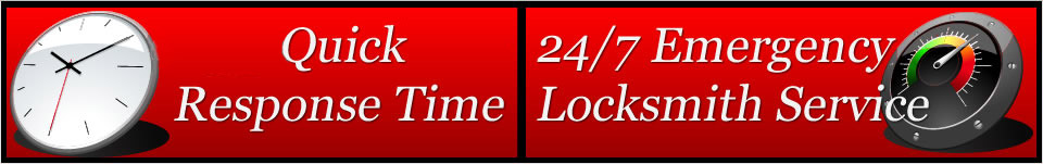 Quick response time. 24/7 emergency locksmith service